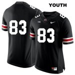 Youth NCAA Ohio State Buckeyes Terry McLaurin #83 College Stitched No Name Authentic Nike White Number Black Football Jersey JG20S85VX